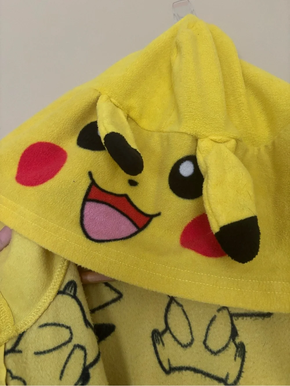 Pokemon Yellow Pikachu Hooded One-Piece